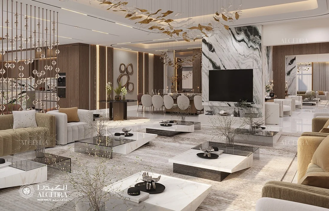 أسقف جبس بورد بإضاءة مخفية