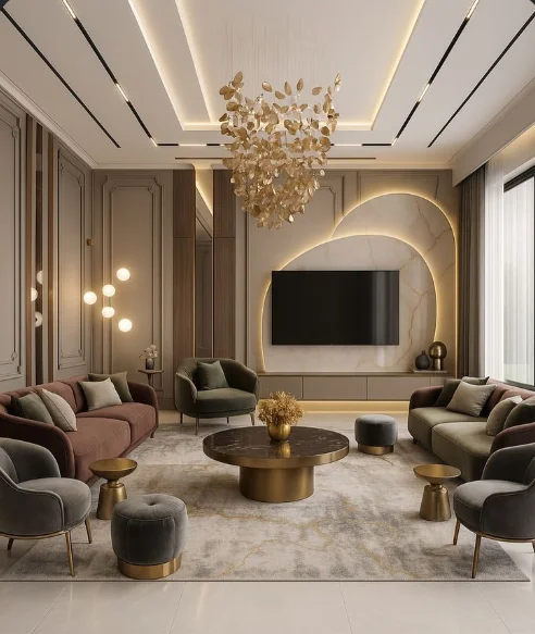 تصميم ديكور كافيه ومطعم احترافي