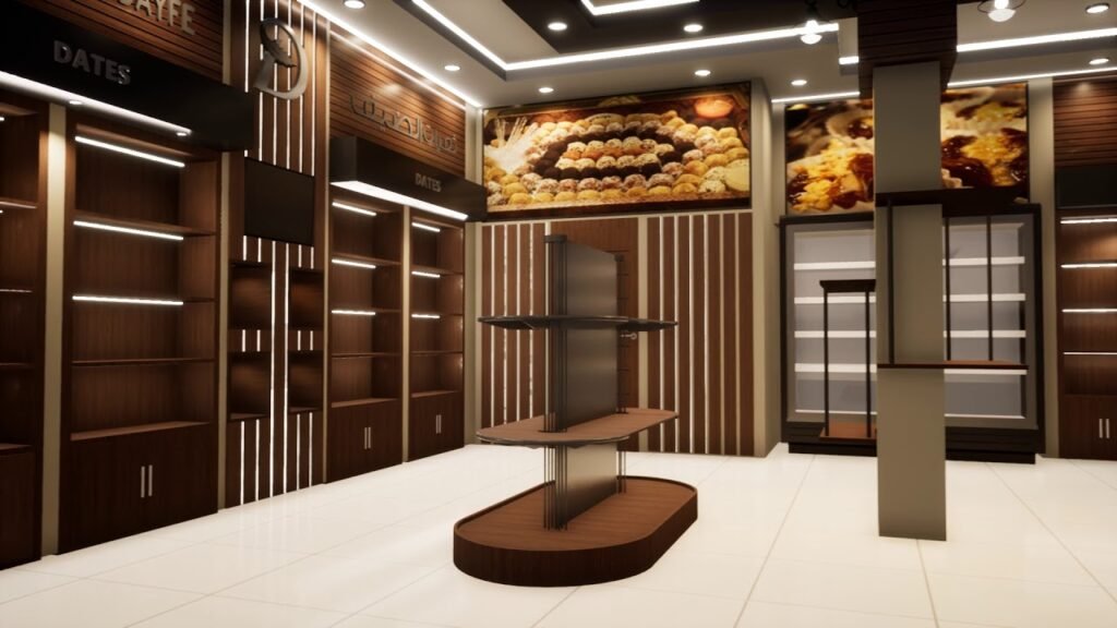 الديكور للمحلات التجارية والمطاعم