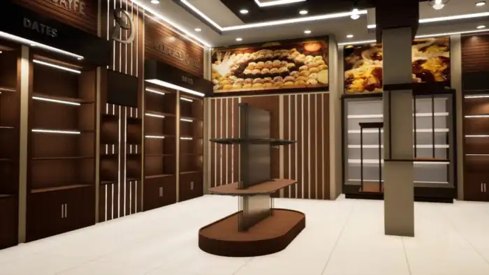 الديكور للمحلات التجارية والمطاعم