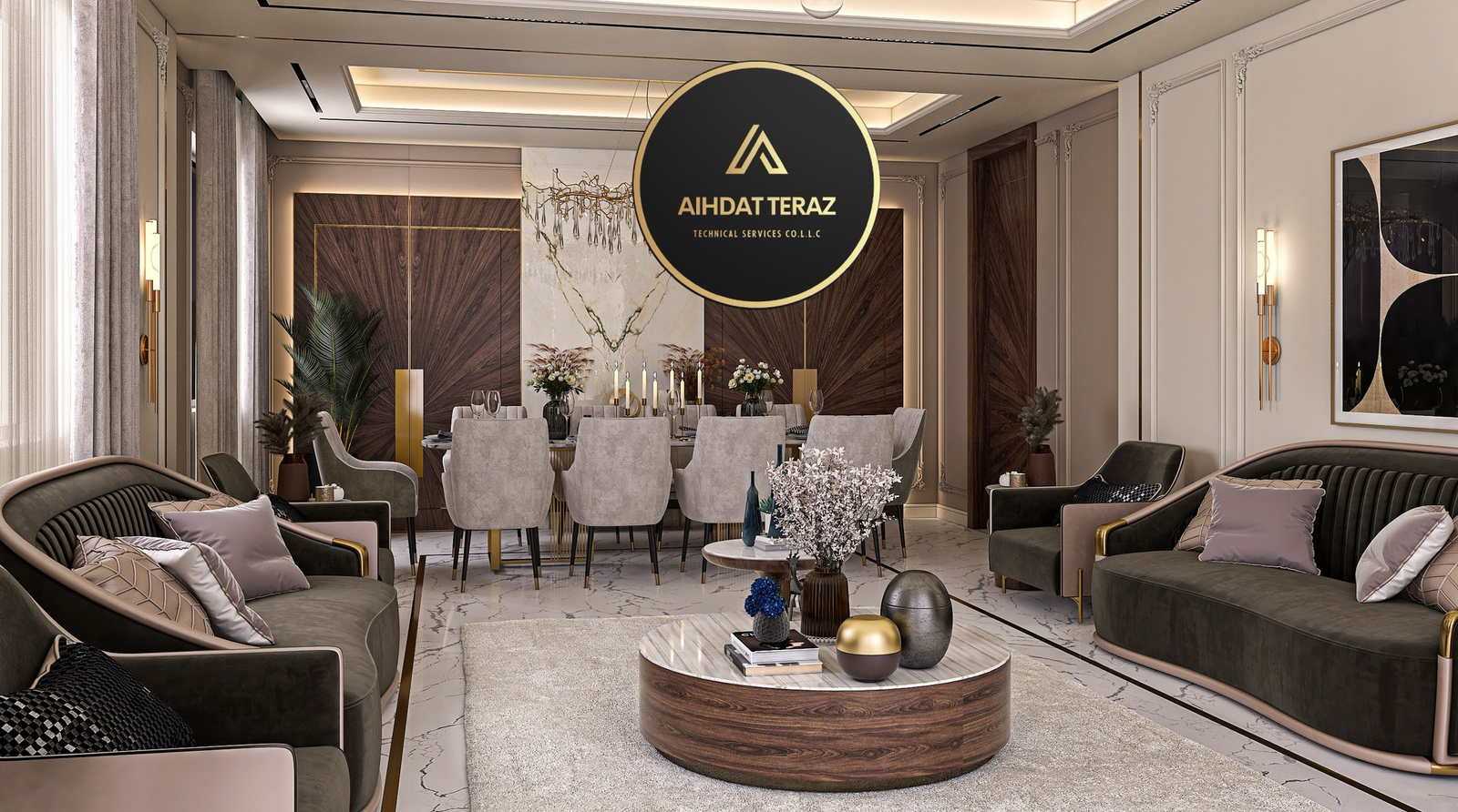 تصميم داخلي فاخر